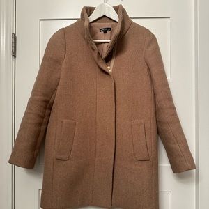 J. Crew Factory Cocoon Coat - Tan